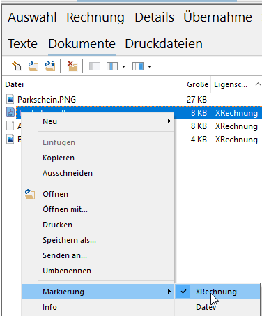 Markieren Aktiv