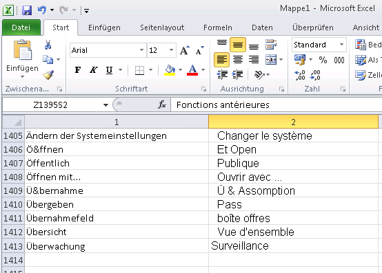 Zeilenanzahl prüfen