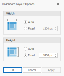 Layout-Optionen-Dialog