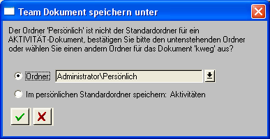 Team Dokument speichern unter