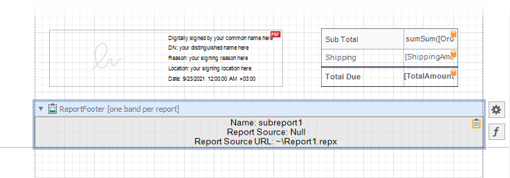Unterbericht hinzufügen