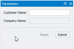 Aktivieren/Deaktivieren des Editors eines Parameters basierend auf einem Wert eines anderen Parameters