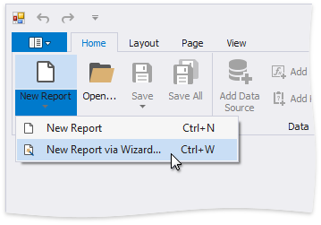 eurd-win-press-new-report-via-wizard