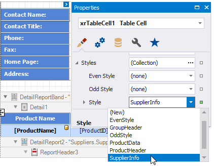 Design-Zeit-Auswahl-Stil