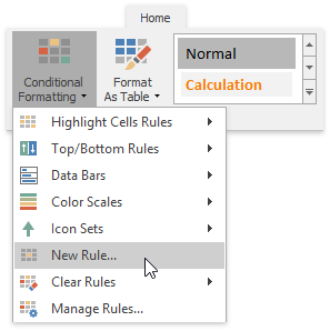Spreadsheet_ConditionalFormatting_New Regel